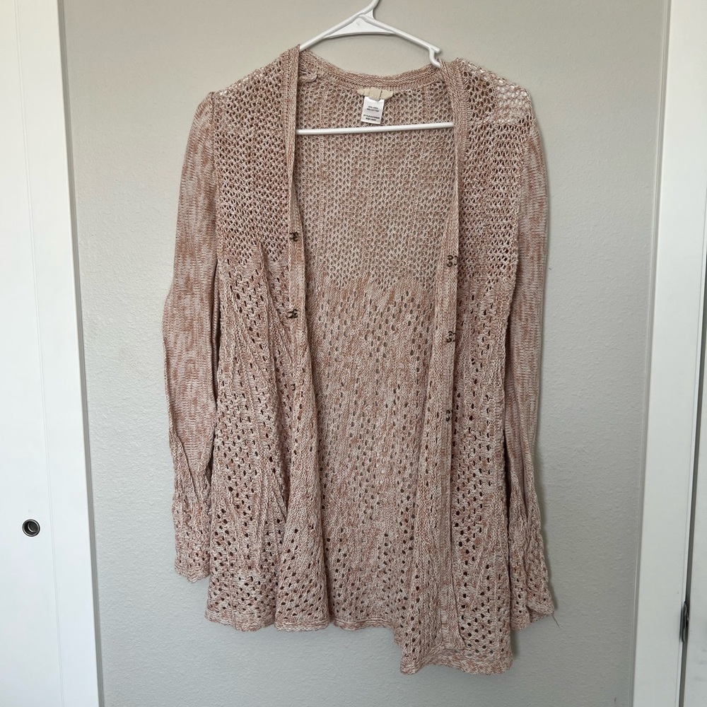 Knit duster cardigan